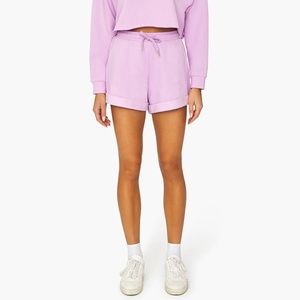 WeWoreWhat Lilac Purple Sweat Shorts